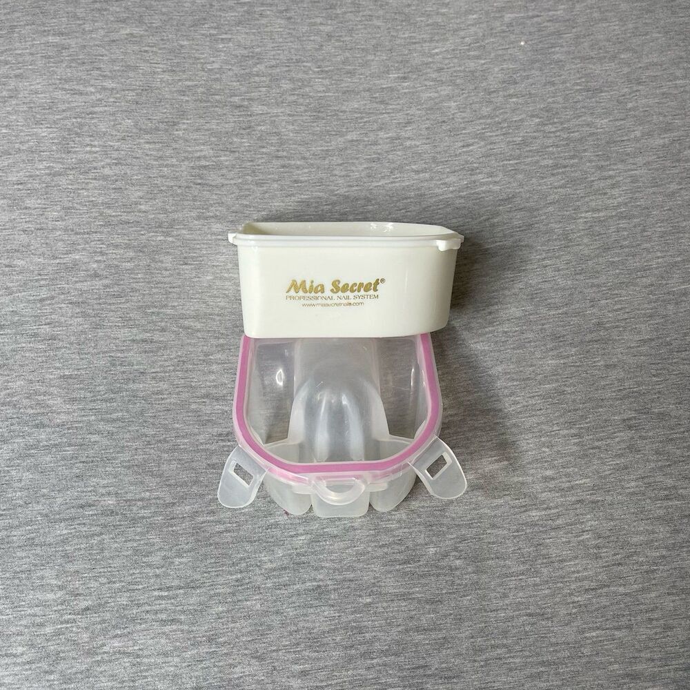 Mia Secret Pink Professional Nail System Manicure Nail Soaking Plastic Bowl